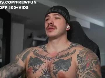 frewfun — Cumshow?! Let's have some fun!<3 (5) #cum #pvt #muscle #tattoo #dom