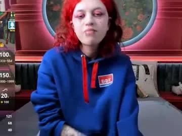 noellegothicshadow — GOAL: HI ELLY [11 tokens remaining] HEW HAIR COLOR #REDHEAD!! >:3 #teen #bdsm #redhead #skinny #goth