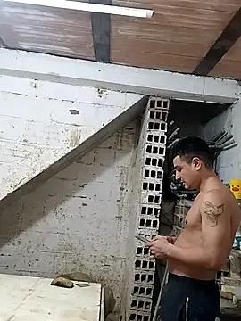 hoteder — 3 fingers ass + masturbate 5 min